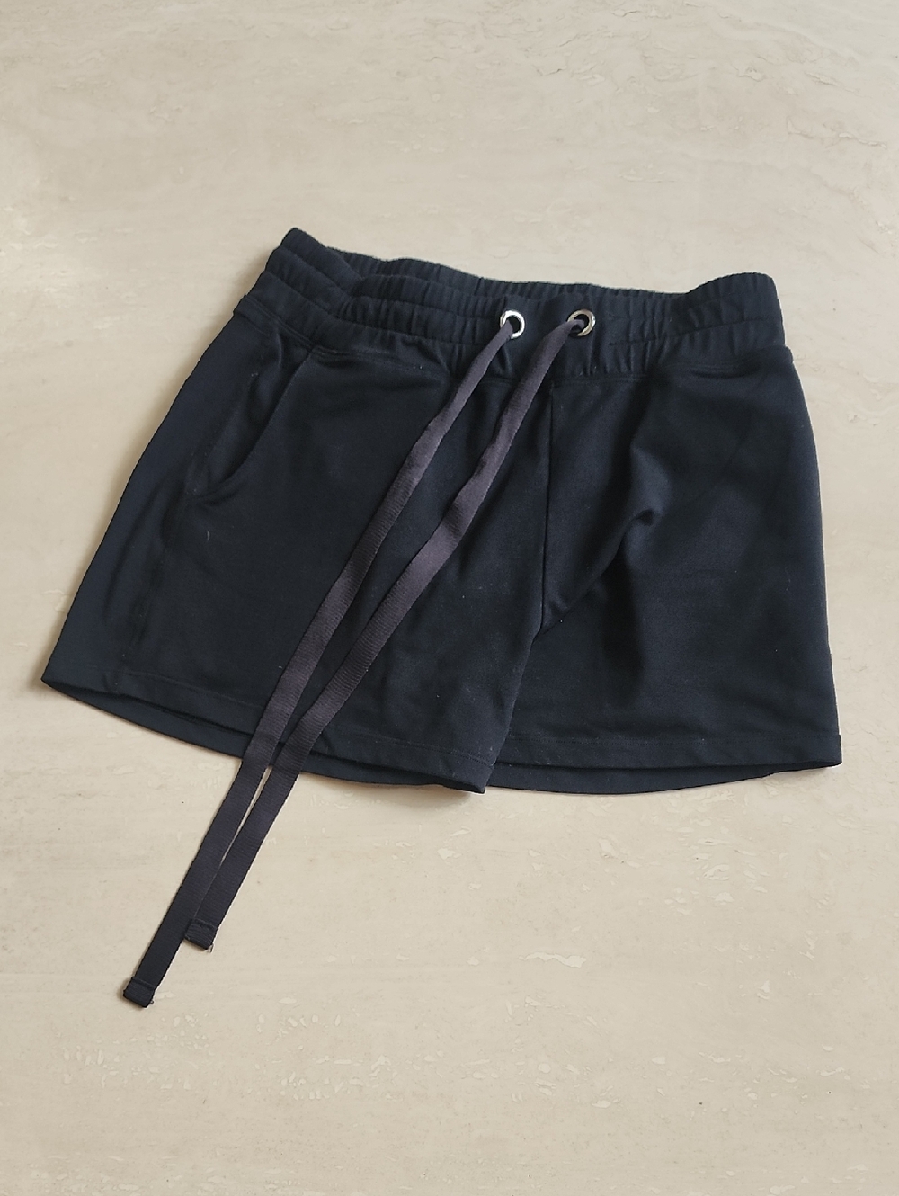Bombshell Sportswear Black Drawstring Casual Shorts